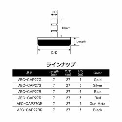 画像5: ＪＵＳＴＡＣＥ  アルミエンドキャップ ＡＥＣ