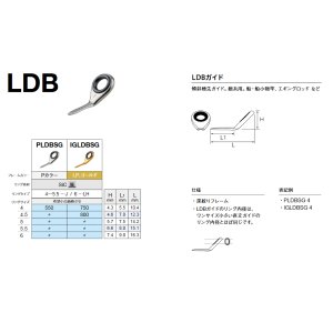 画像: Fuji 富士工業 LDBガイド ＰＬＤＢＳＧ / ＩＧＬＤＢＳＧ (ステンレス/SiC)