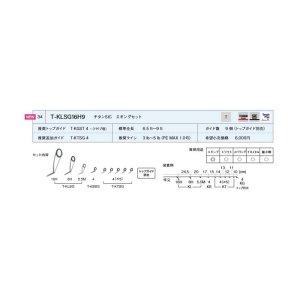 画像: Fuji 富士工業 Ｔ-ＫＬＳＧ１６Ｈ９ チタンSiC エギングセット