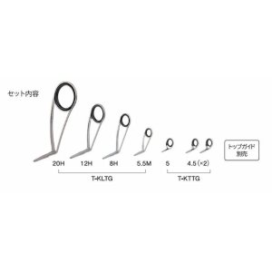 画像: Fuji 富士工業 Ｔ-ＫＬＴＧ２０Ｈ７ チタンTORZITE スピニングバスセット